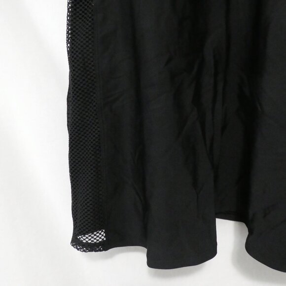CACTUS | 1X | Elegant Black Tankini | Mesh Side and Upper Panels - Picture 6 of 13